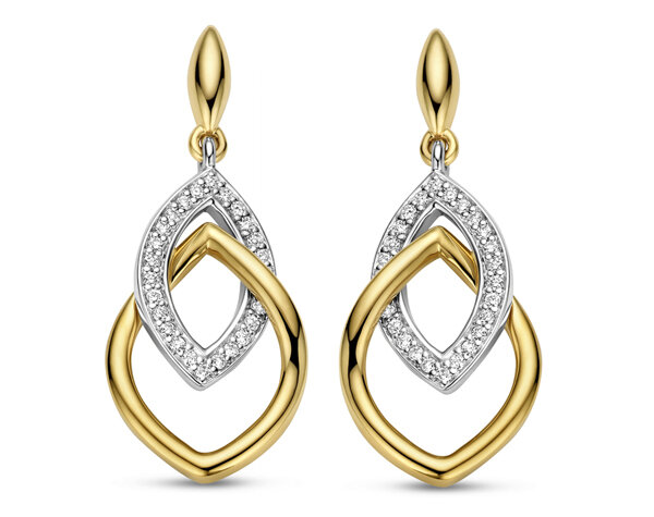 067274A Gouden oorhangers 18kt