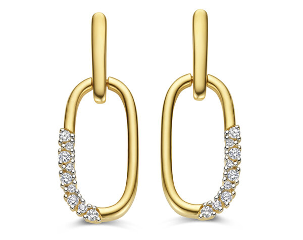 067298A Gouden oorhangers 18kt
