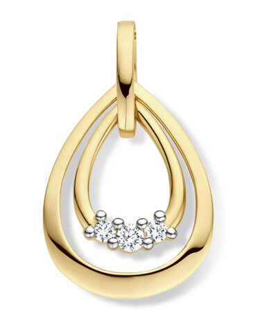 067244A Gouden hanger 18kt