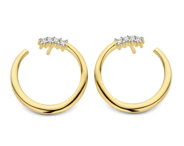 067331A Gouden oorhangers 18kt