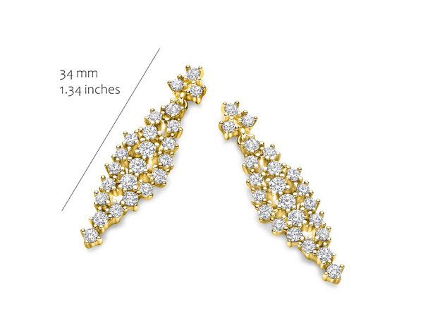 EA2584G Silver Rose juwelen