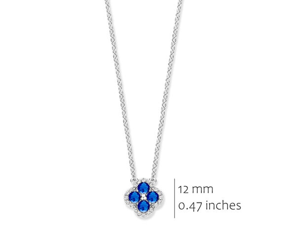 P2562BLU Silver Rose juwelen