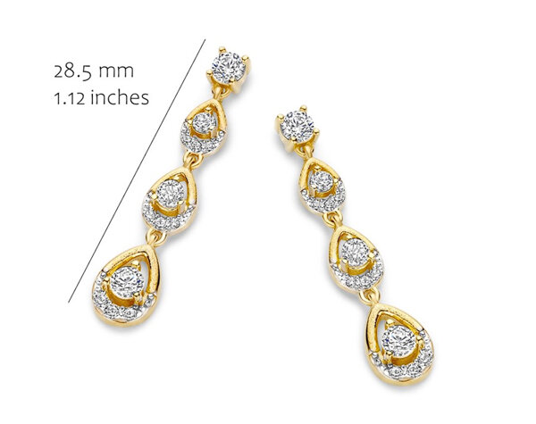 EA2587G_S Silver Rose juwelen