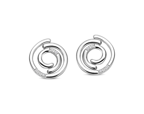 N6D56 Naiomy Silver Zilveren Oorbellen voor Dames