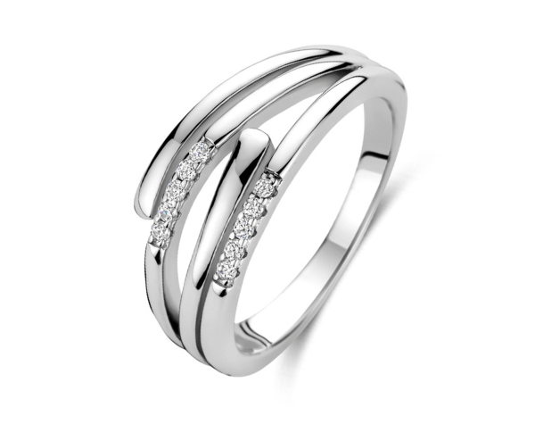 N6D54 Naiomy Silver Zilveren Ring voor Dames
