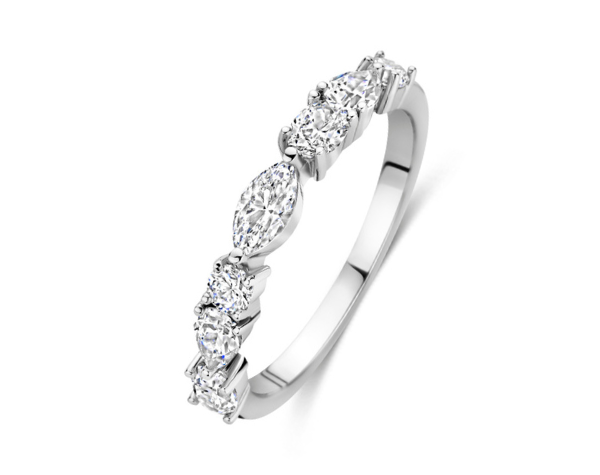 N6F59 Naiomy Silver Zilveren Ring voor Dames