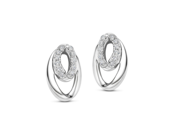 N6G59 Naiomy Silver Zilveren Oorbellen voor Dames