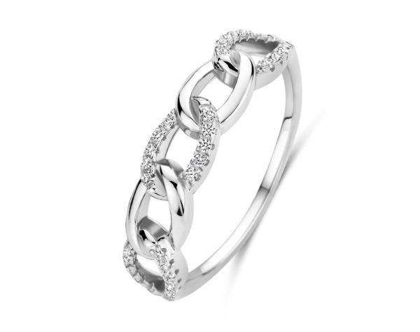 N6G57 Naiomy Silver Zilveren Ring voor Dames