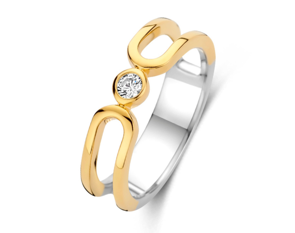 N6G61 Naiomy Silver Zilveren Ring voor Dames