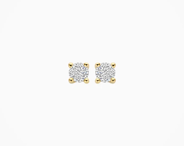 LG7020Y Blush 14kt gouden oorringen Dames