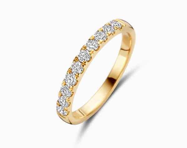 LG1014Y Blush 14kt gouden ring met lab grown diamant