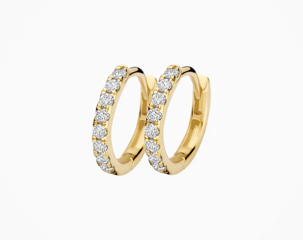 LG7029Y Blush 14kt gouden oorringen Dames