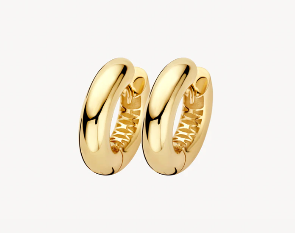 LG7023Y Blush 14kt gouden oorringen Dames