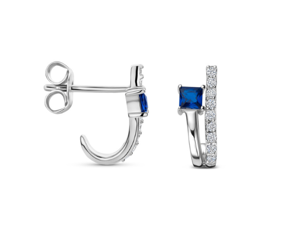 N6O61 Naiomy Silver Zilveren Oorbellen voor Dames