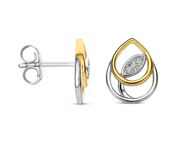 N6P66 Naiomy Silver Zilveren Oorbellen voor Dames