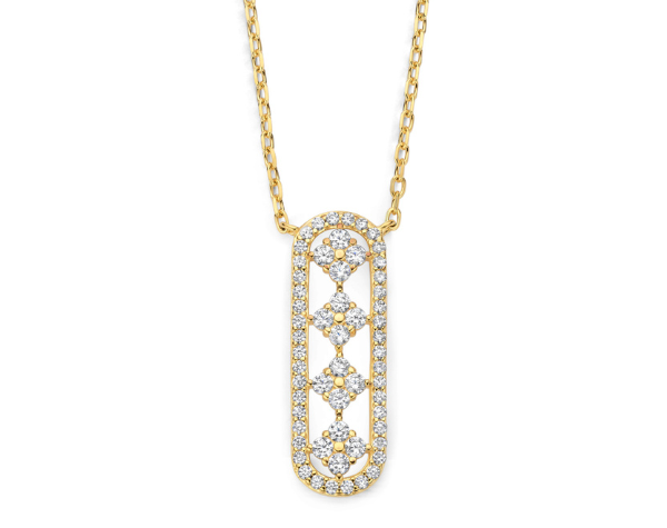 N6Q52 Naiomy Silver Zilveren Ketting voor Dames