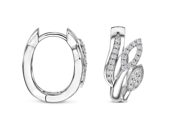 N6R53 Naiomy Silver Zilveren Oorbellen voor Dames