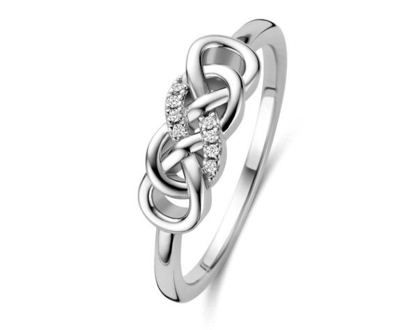 N6R63 Naiomy Silver Zilveren Ring voor Dames