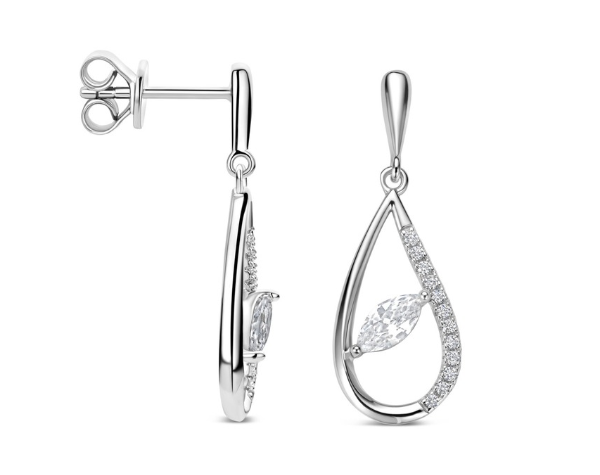 N6R69 Naiomy Silver Zilveren Oorbellen voor Dames