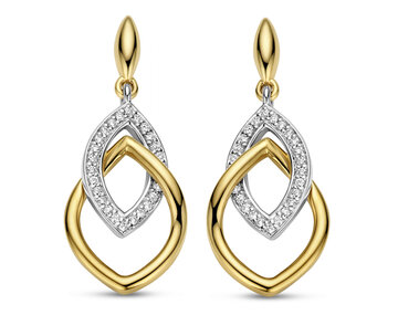 067274A Gouden oorhangers 18kt