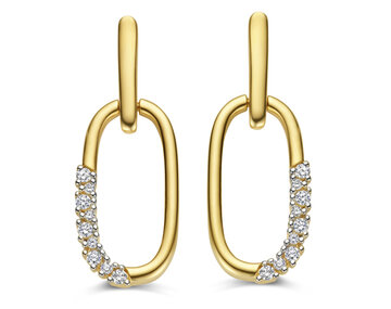 067298A Gouden oorhangers 18kt