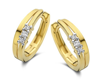 067245A Gouden oorhangers 18kt