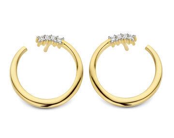 067331A Gouden oorhangers 18kt