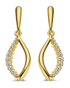 067199A Gouden oorhangers 18kt