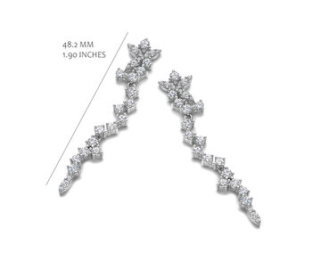 EA2536W-L Silver Rose juwelen