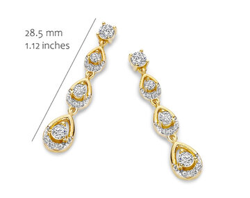 EA2587G_S Silver Rose juwelen