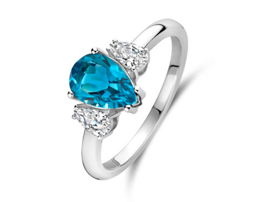 N6E54 Naiomy Silver Zilveren Ring voor Dames