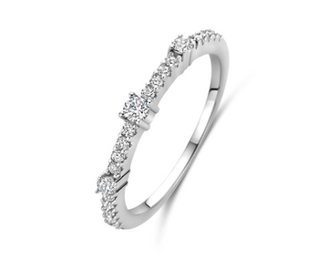 N6F55 Naiomy Silver Zilveren Ring voor Dames