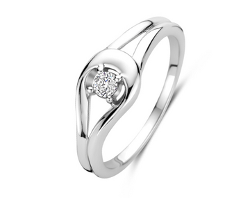 N6F75 Naiomy Silver Zilveren Ring voor Dames