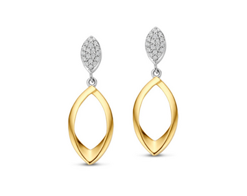 N6G56 Naiomy Silver Zilveren Oorbellen voor Dames