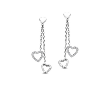 N6H55 Naiomy Silver Zilveren Oorbellen voor Dames