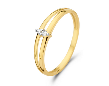 064150A Gouden ring 18kt