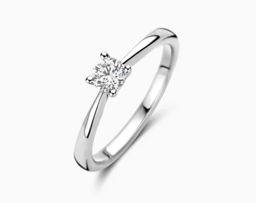 LG1002W Blush 14kt gouden ring met lab grown diamant