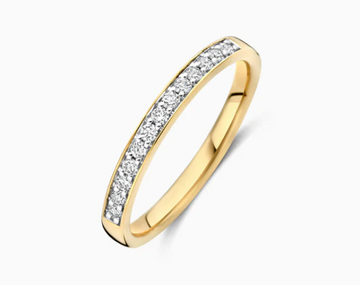 LG1033Y Blush 14kt gouden ring met lab grown diamant