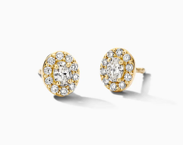 LG7033Y Blush 14kt gouden oorringen Dames