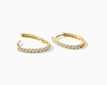 LG7007Y Blush 14kt gouden oorringen Dames