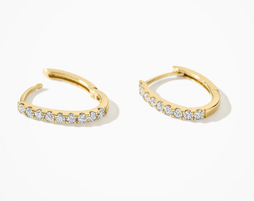 LG7008Y Blush 14kt gouden oorringen Dames