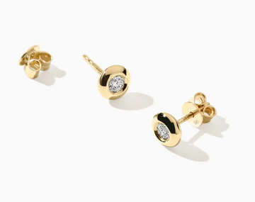 LG7004Y Blush 14kt gouden oorringen Dames