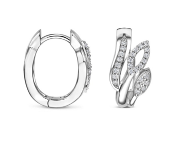 N6R53 Naiomy Silver Zilveren Oorbellen voor Dames