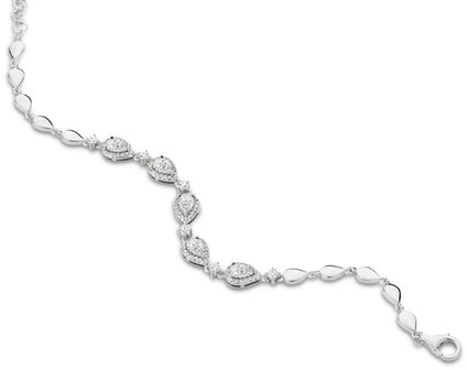 BR2356W Silver Rose juwelen