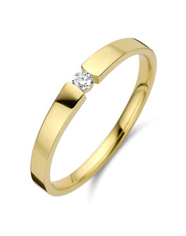91BY28A Gouden ring 18kt