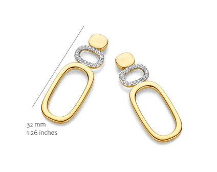 EA2595G Silver Rose juwelen