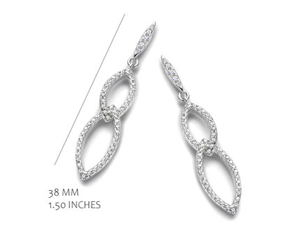 EA2491W Silver Rose juwelen