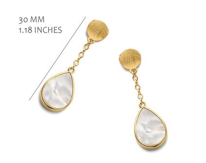 EA2546GMOP Silver Rose juwelen