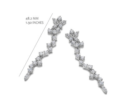 EA2536W-L Silver Rose juwelen