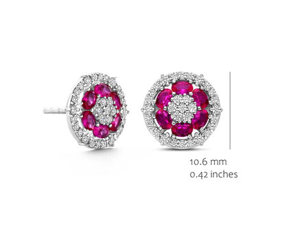 EA2568RU-S Silver Rose juwelen